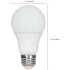 Satco 60W Equivalent Natural Light A19 Medium LED Light Bulb (4-Pack) Image 2