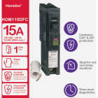 Square D Homeline 15A Single-Pole CAFCI Dual Function Circuit Breaker Image 2