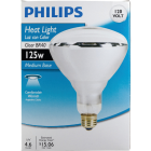 Philips 125W Clear Medium BR40 Incandescent Heat Light Bulb Image 2