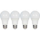 Satco 60W Equivalent Warm White A19 Medium LED Light Bulb (4-Pack) Image 4