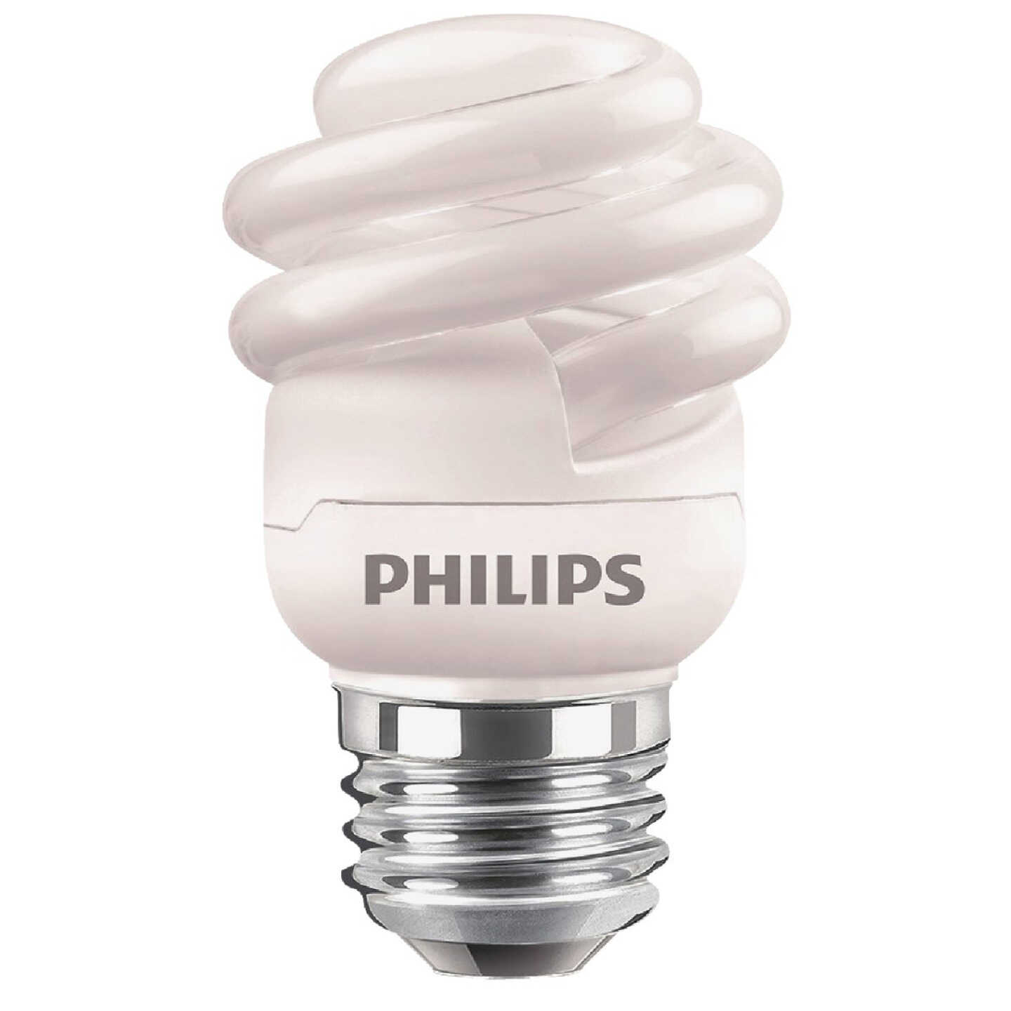 Philips Energy Saver 40W Equivalent Soft White Medium Base T2 Spiral CFL Light Bulb (4-Pack) Image 3