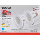Satco 4 In. Retrofit White LED Recessed Light Kit (2-Pack) Image 2