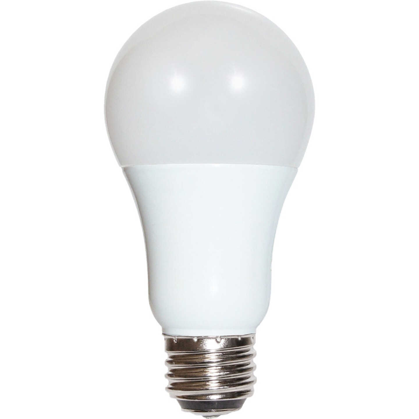 Satco 30W/70W/100W Equivalent Warm White A19 Medium Double Contact 3-Way LED Light Bulb Image 1