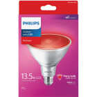 Philips 100W Equivalent Red PAR38 Medium LED Floodlight Light Bulb Image 6