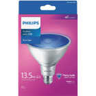 Philips 100W Equivalent Blue PAR38 Medium LED Floodlight Light Bulb Image 2