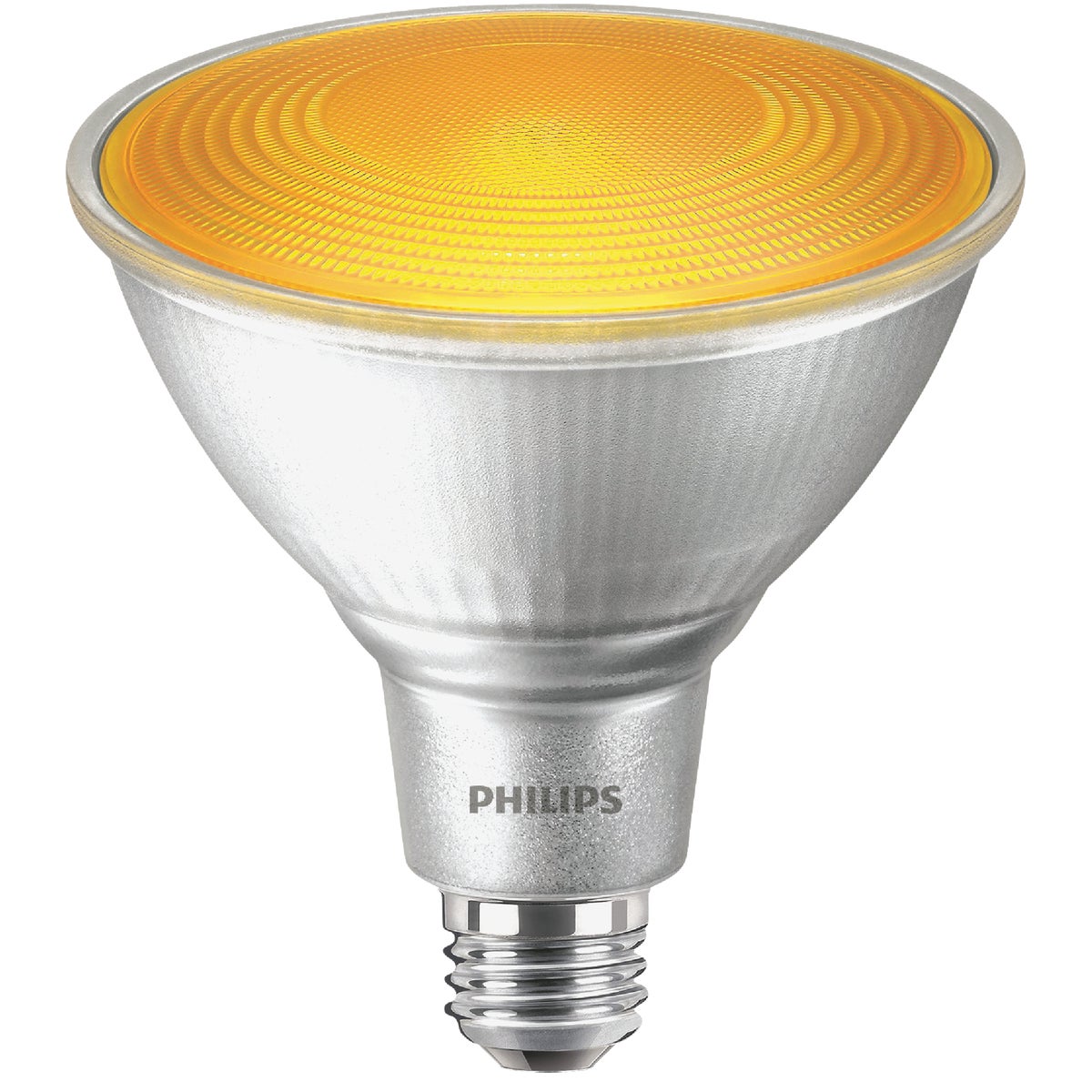 Philips 100W Equivalent Yellow PAR38 Medium Dimmable LED Bug Light Bulb Image 3