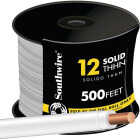 Southwire 500 Ft. 12 AWG Solid White THHN Electrical Wire Image 1