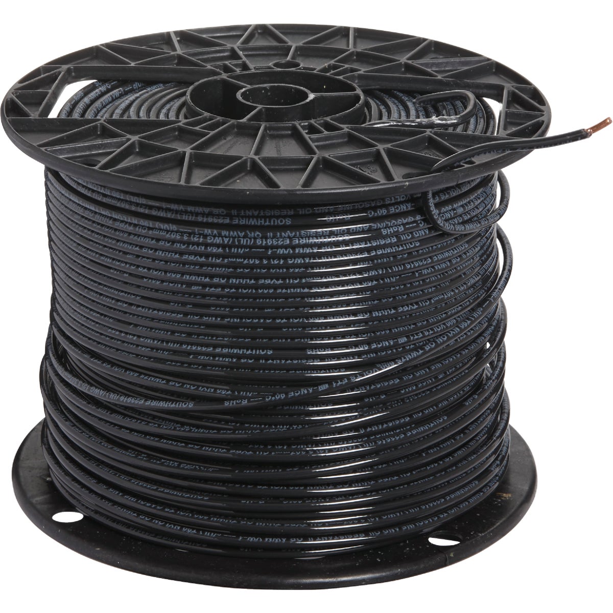 Southwire 500 Ft. 12 AWG Solid Black THHN Electrical Wire Image 3