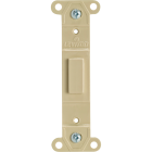 Leviton Ivory Blank Toggle Wall Plate Insert Image 1