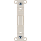Leviton Light Almond Blank Toggle Wall Plate Insert Image 1
