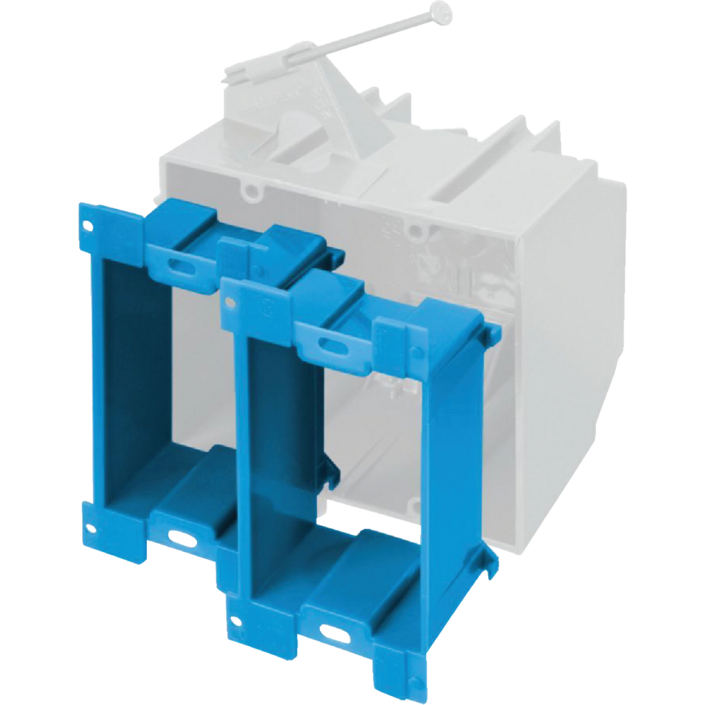 Carlon Non-Metallic Multi-Gang Outlet Box Extension Image 1