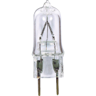 Satco 75W 120V Clear Bi-Pin G8 Base T4 Halogen Special Purpose Light Bulb Image 1