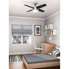Hunter Dempsey 44 In. Brushed Nickel Ceiling Fan with Light Kit and Handheld Remote Control Image 2