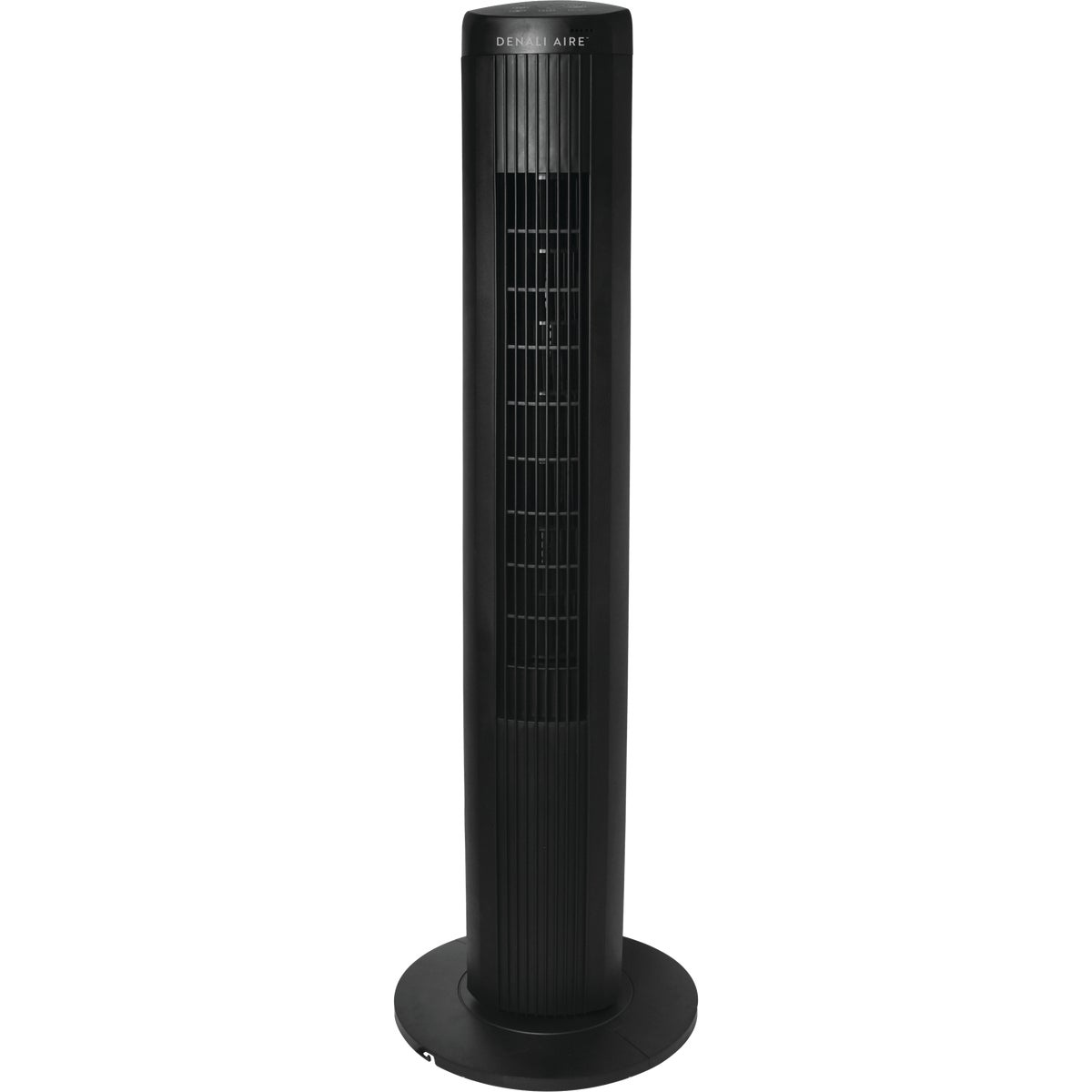 Denali Aire 40 In. Black 3-Speed Oscillating Digital Tower Fan with Remote