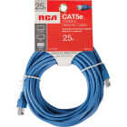 RCA 25 Ft. CAT-5 Blue Network Cable Image 2