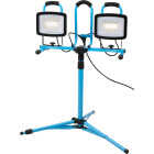 Channellock 13,200 Lm. LED Twin Head Tripod Stand-Up Work Light Image 1