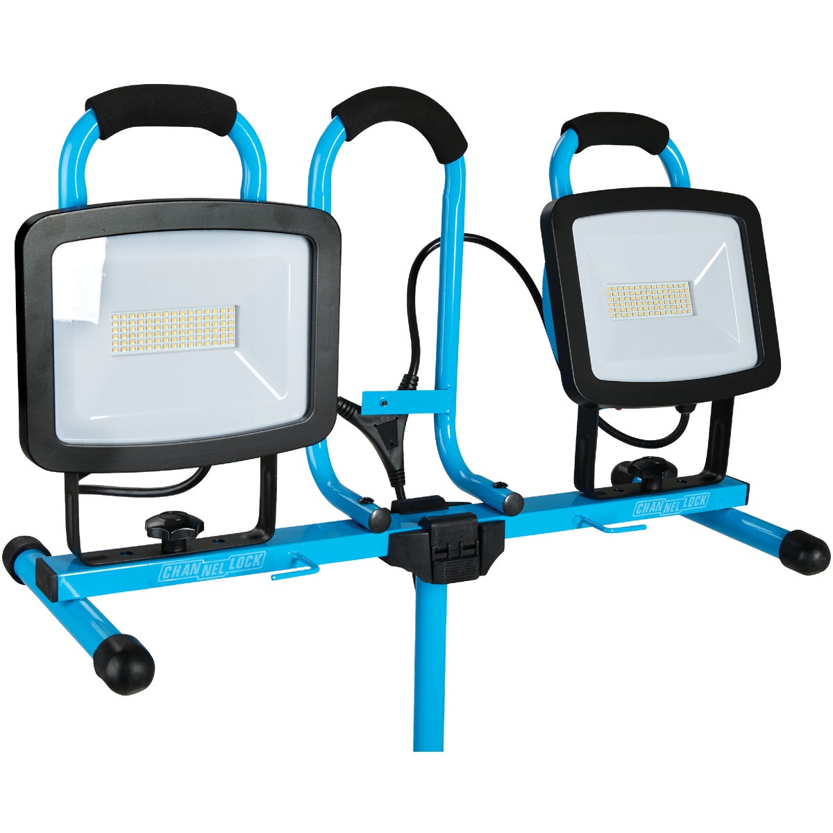 Channellock 13,200 Lm. LED Twin Head Tripod Stand-Up Work Light Image 12