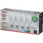 Satco 100W Equivalent Warm White A19 Medium LED Light Bulb (4-Pack) Image 3