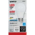 Satco 60W Equivalent Natural Light A19 Medium Dimmable LED Light Bulb Image 2