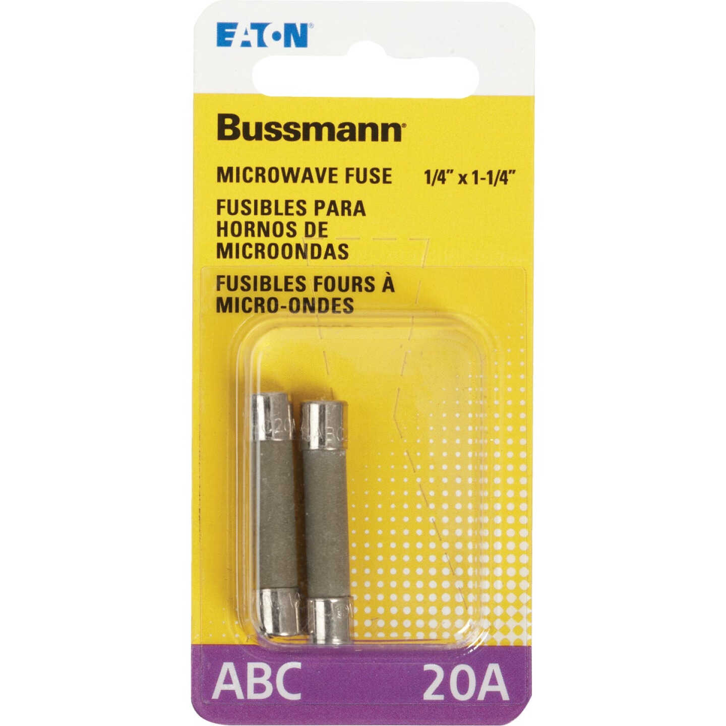 Bussmann 20A ABC Ceramic Tube Electronic Fuse (2-Pack) Image 2