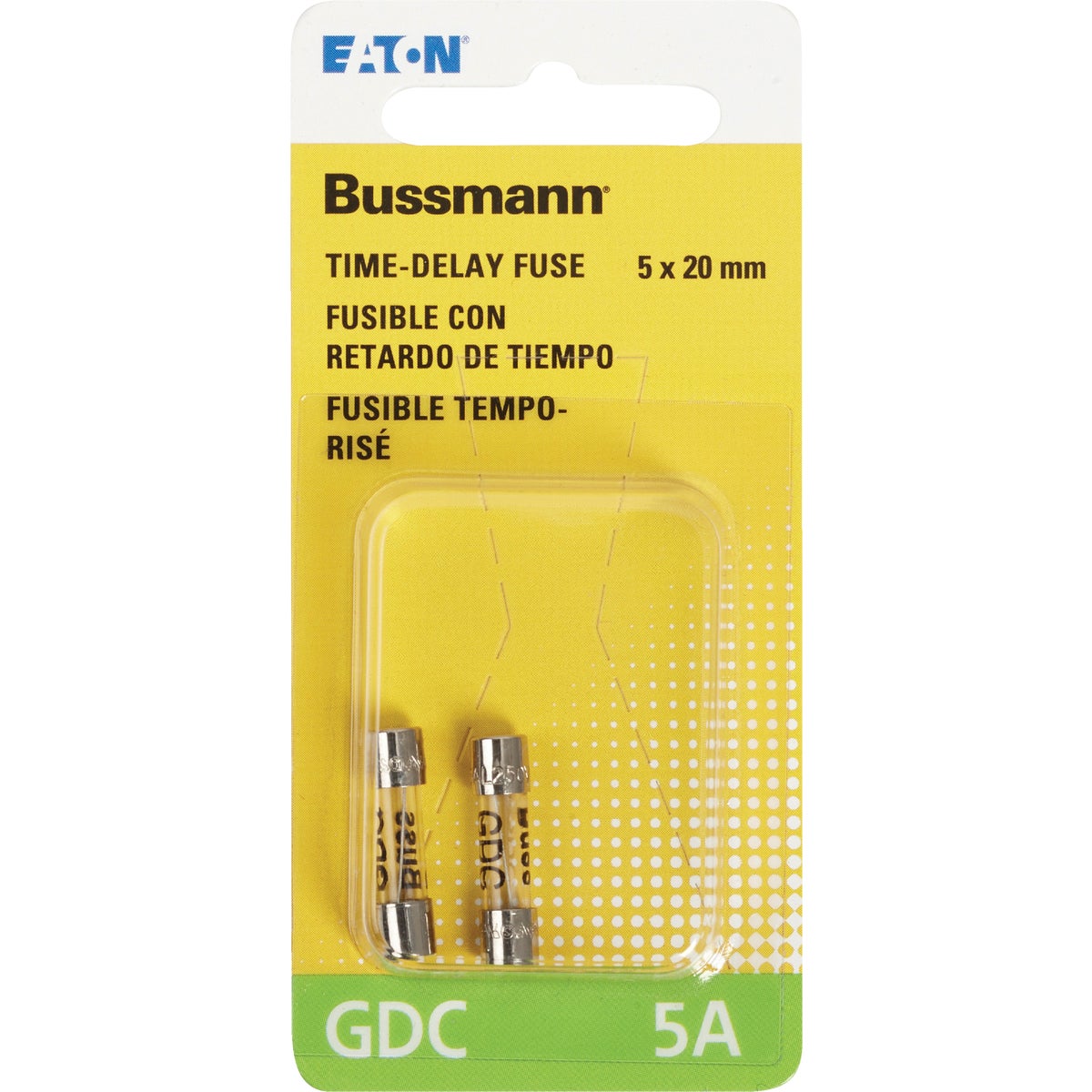 Bussmann 5A GDC Glass Tube Electronic Fuse (2-Pack) Image 2