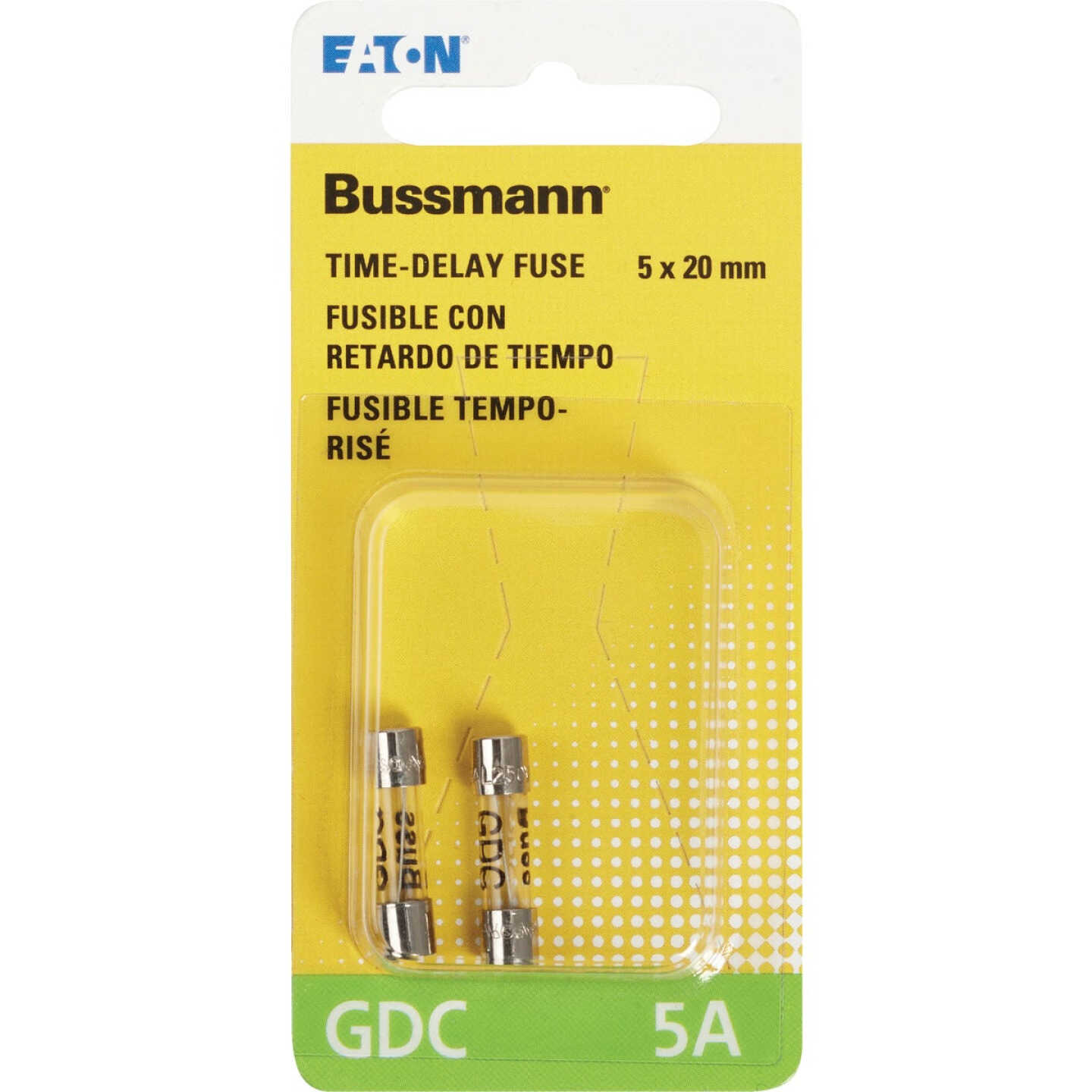 Bussmann 5A GDC Glass Tube Electronic Fuse (2-Pack) Image 2