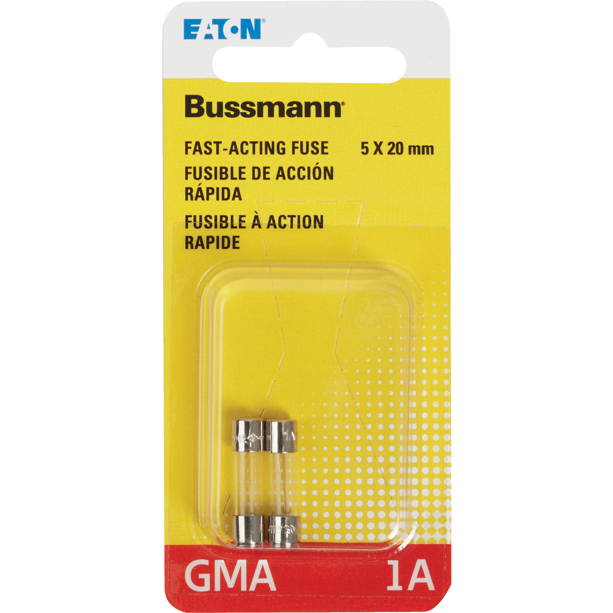 Bussmann 1A GMA Glass Tube Electronic Fuse (2-Pack) Image 2
