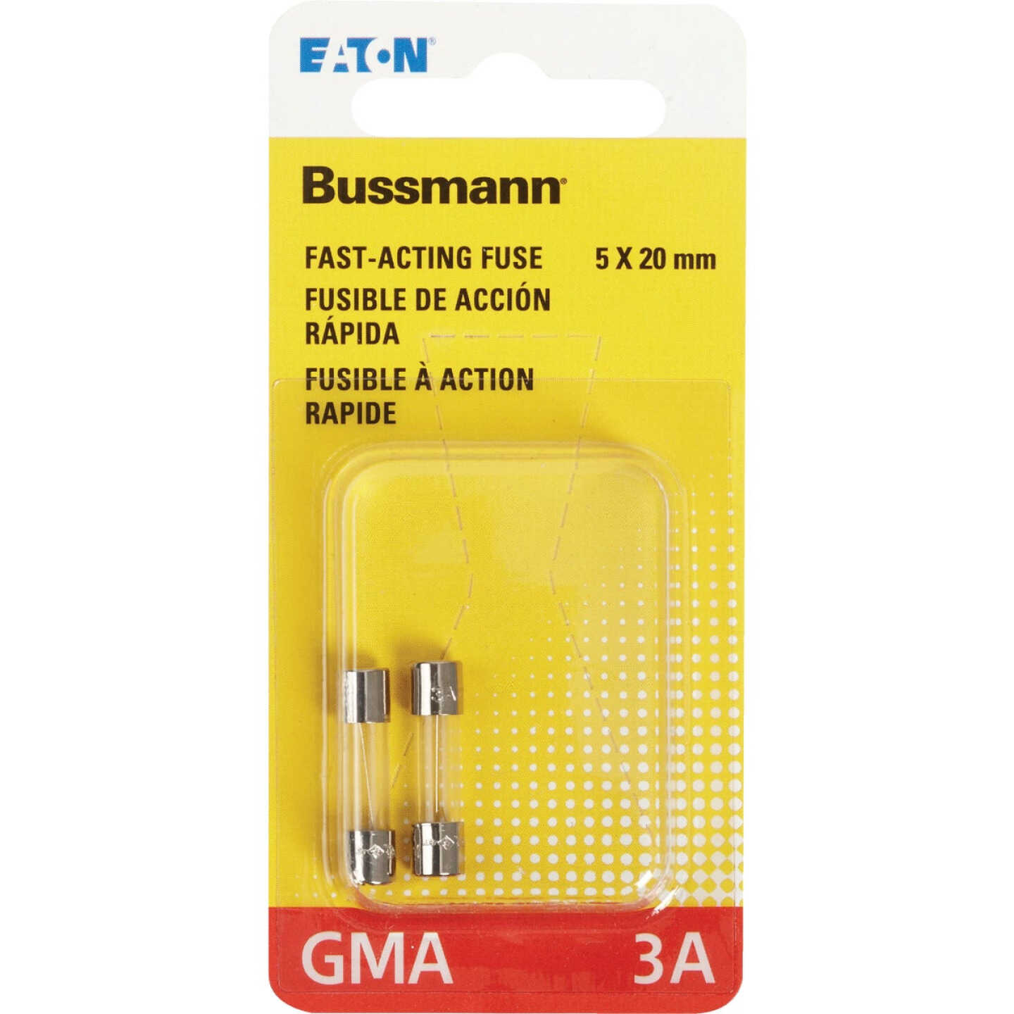 Bussmann 3A GMA Glass Tube Electronic Fuse (2-Pack) Image 2