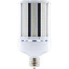 Satco Hi-Pro 400W HID Equivalent Clear Corn Cob Mogul Extended Base LED High-Intensity Light Bulb with Safety Chain Image 1