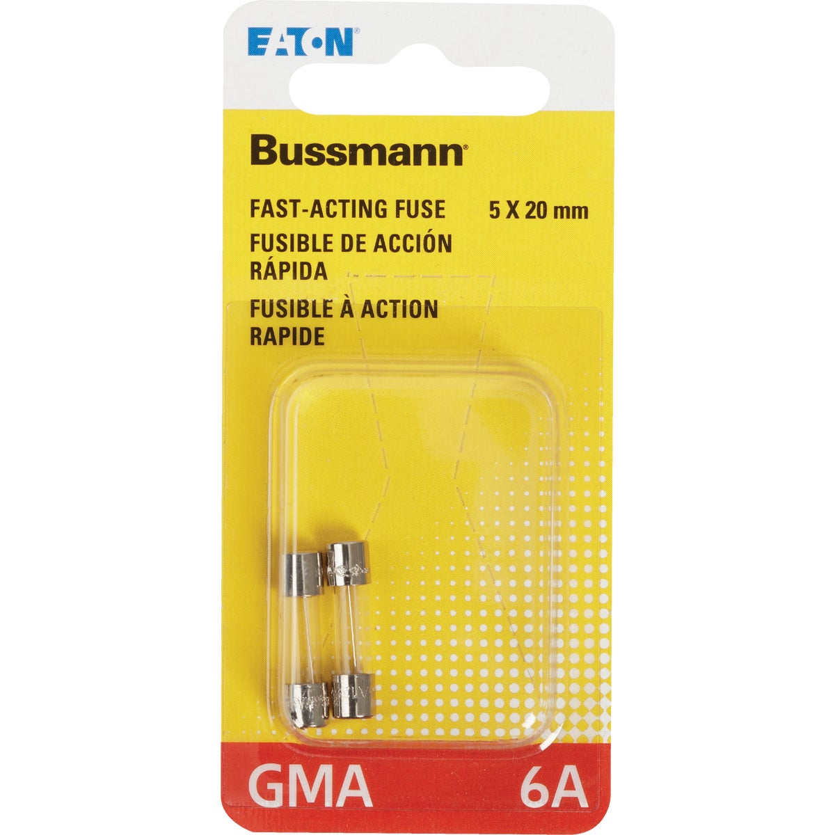 Bussmann 6A GMA Glass Tube Electronic Fuse (2-Pack) Image 2