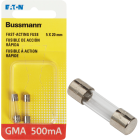 Bussmann 500A GMA Glass Tube Electronic Fuse (2-Pack) Image 1