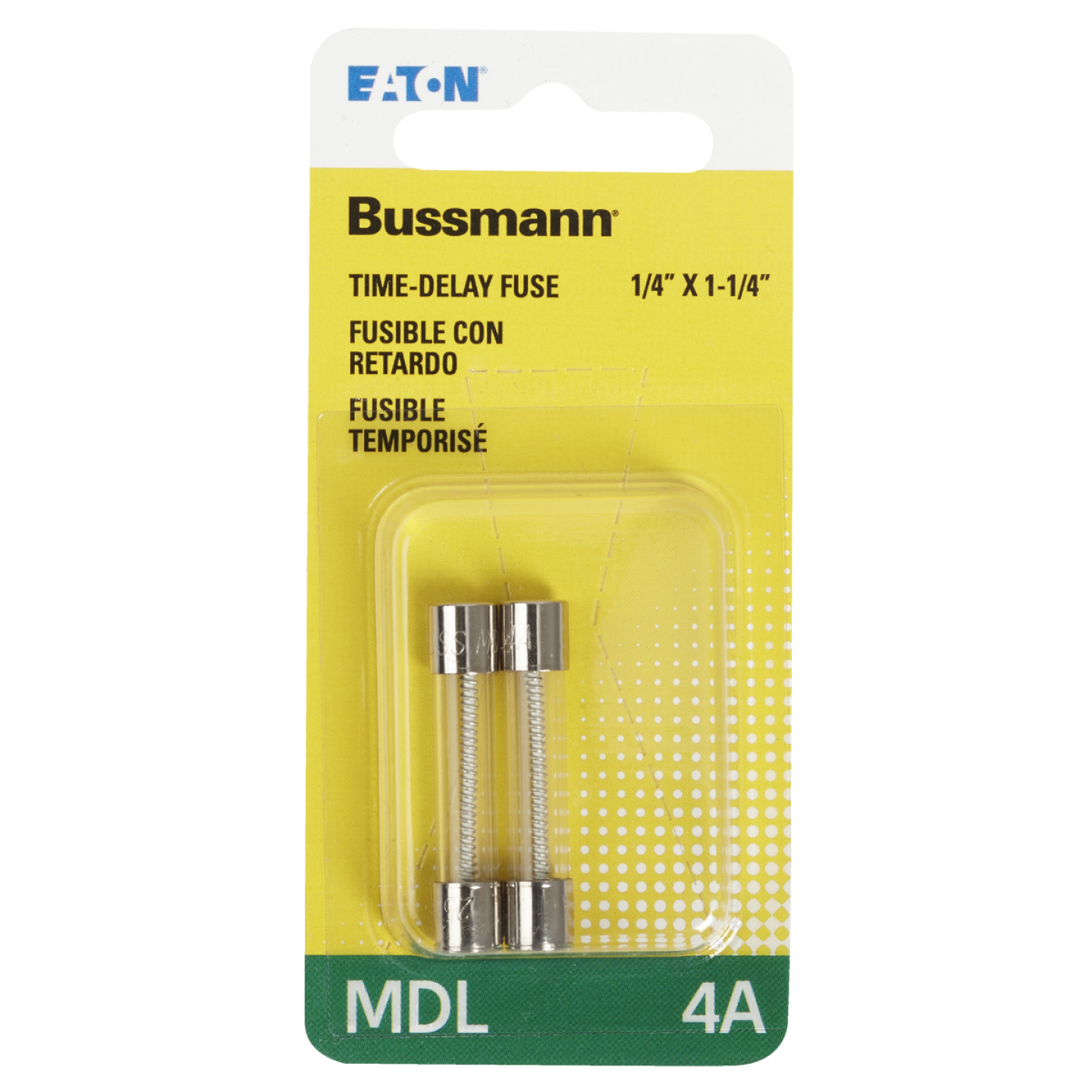 Bussmann 4A MDL Glass Tube Electronic Fuse (2-Pack) Image 2