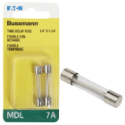 Bussmann 7A MDL Glass Tube Electronic Fuse (2-Pack) Image 1