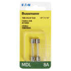 Bussmann 8A MDL Glass Tube Electronic Fuse (2-Pack) Image 2