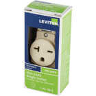 Leviton 20A Ivory Heavy-Duty 6-20R Grounding Single Outlet Image 3