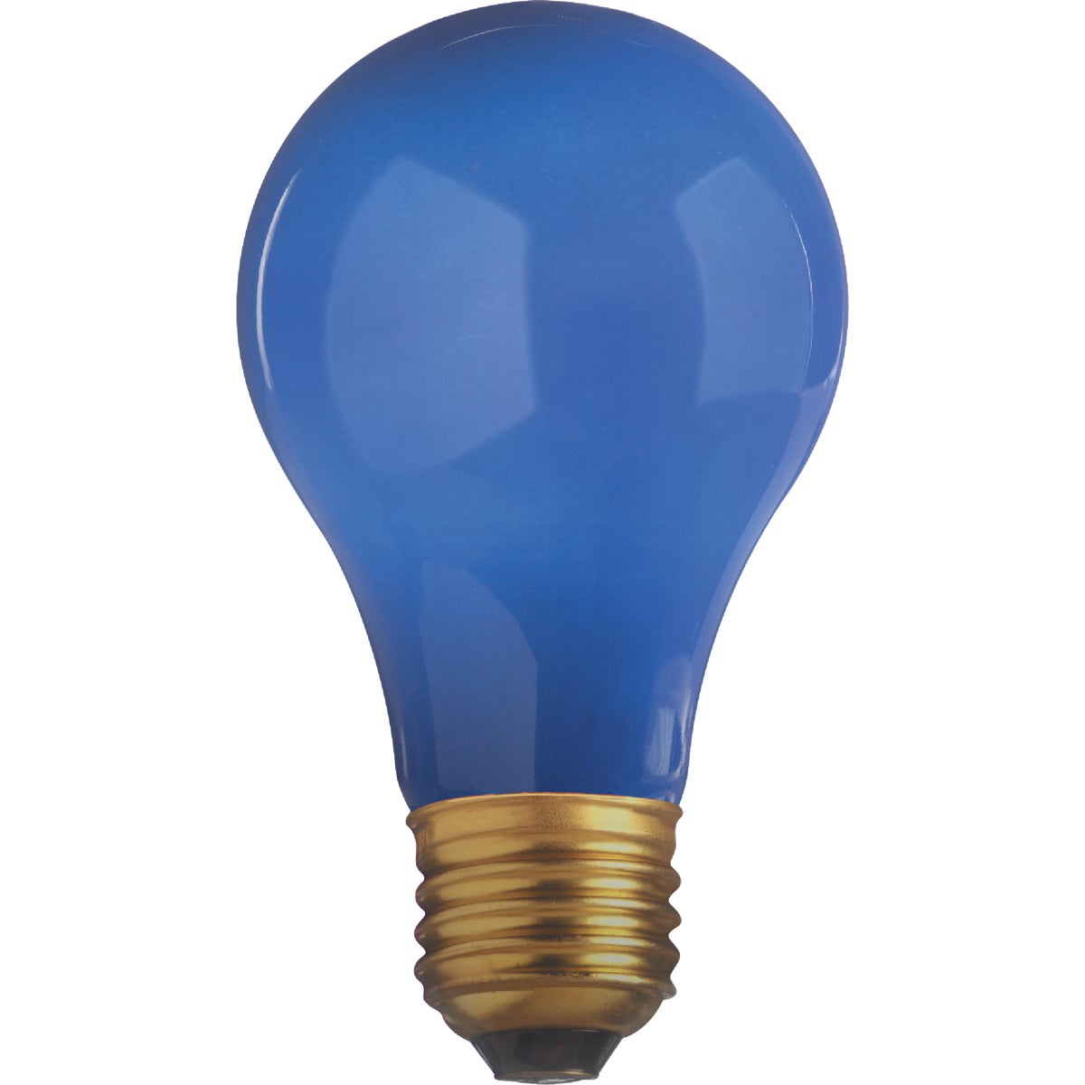 Satco 25W Ceramic Blue Medium A19 Incandescent Party Light Bulb  Image 1