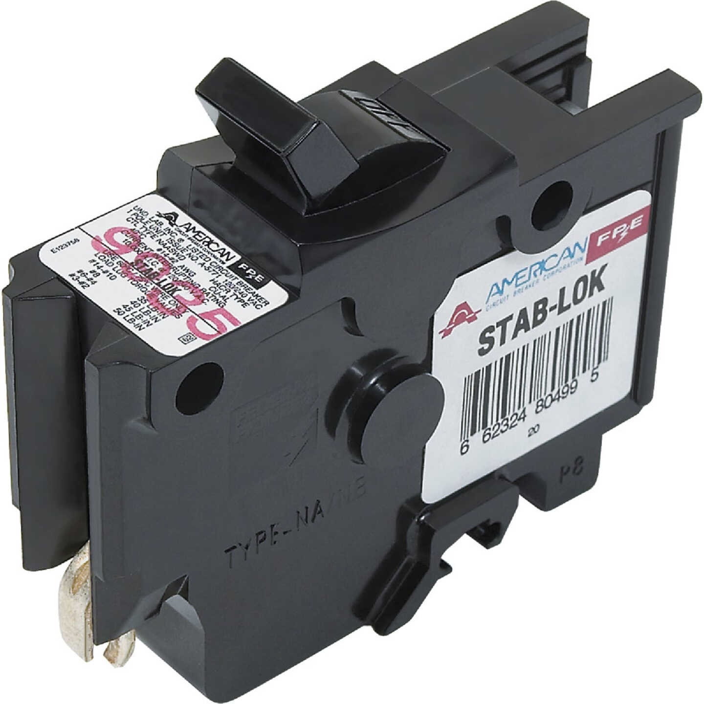 Connecticut Electric 40A Single-Pole Standard Trip Packaged Replacement Circuit Breaker For Federal Pacific Image 1