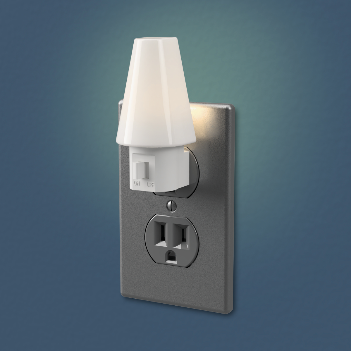Westek White Plug-In LED Night Light Image 2