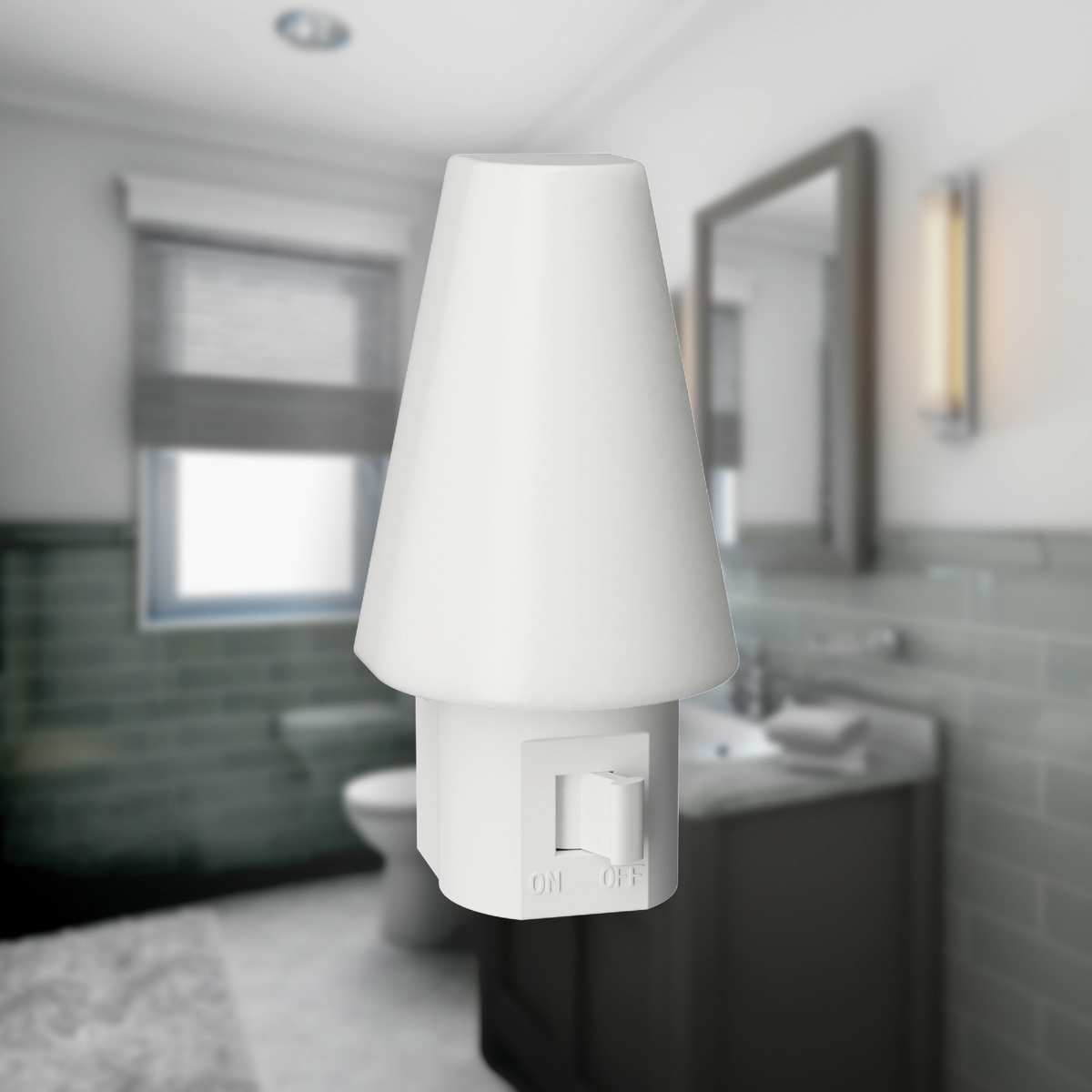 Westek White Plug-In LED Night Light Image 3