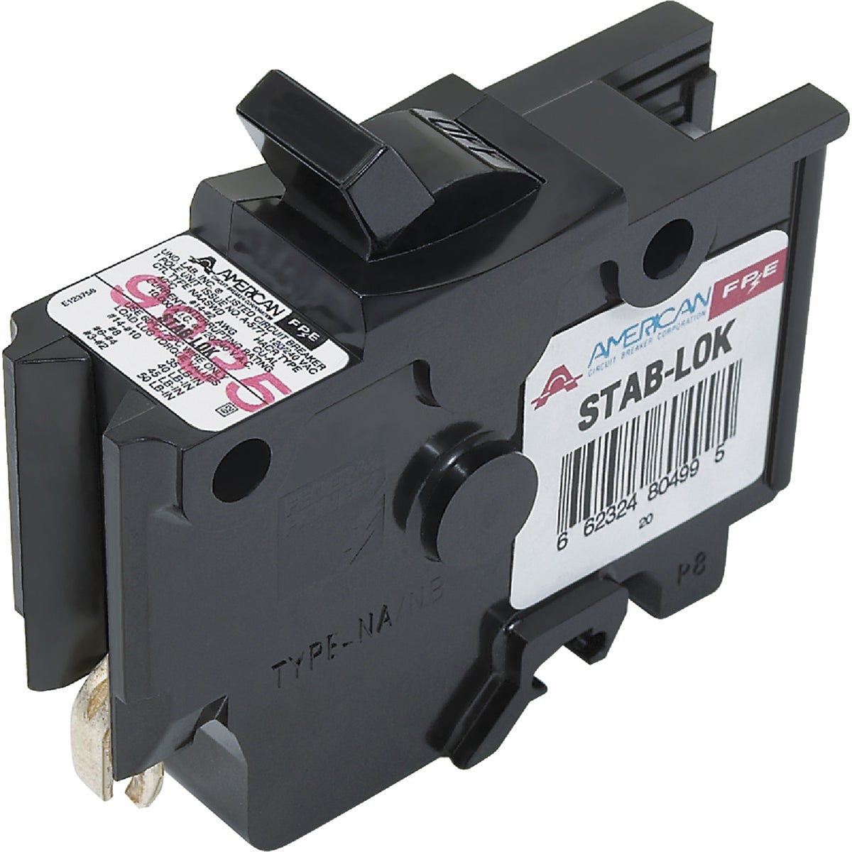 Connecticut Electric 50A Single-Pole Standard Trip Packaged Replacement Circuit Breaker For Federal Pacific