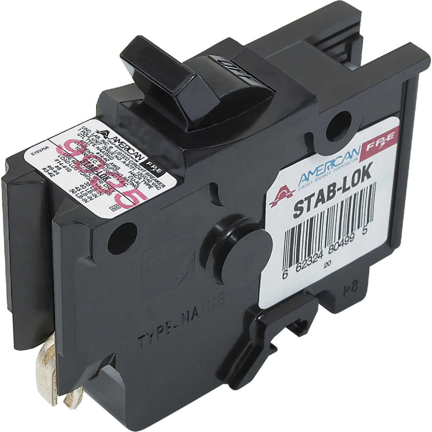 Connecticut Electric 50A Single-Pole Standard Trip Packaged Replacement Circuit Breaker For Federal Pacific Image 1