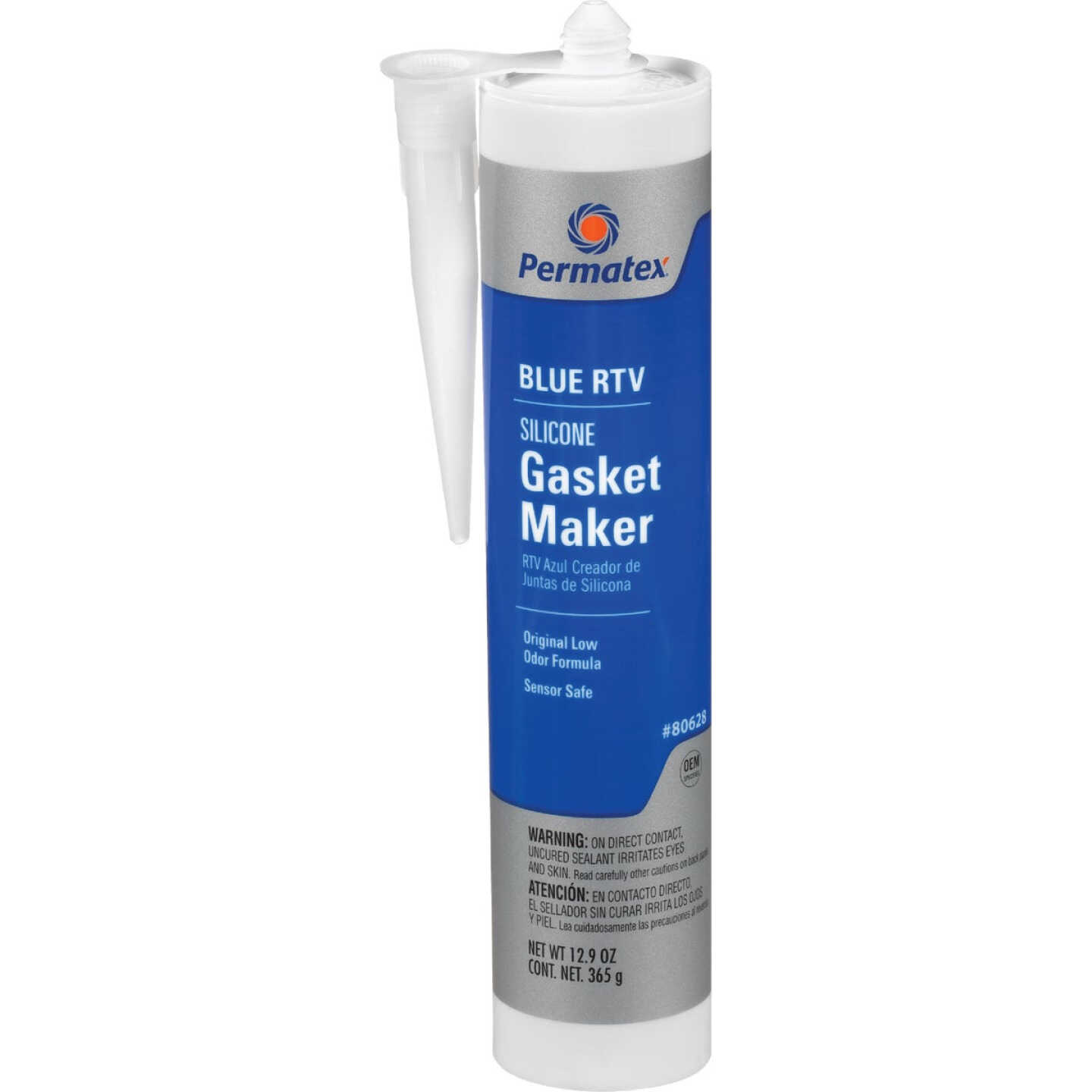 Permatex 11 Oz. Sensor-Safe Blue RTV Silicone Gasket Maker Image 1