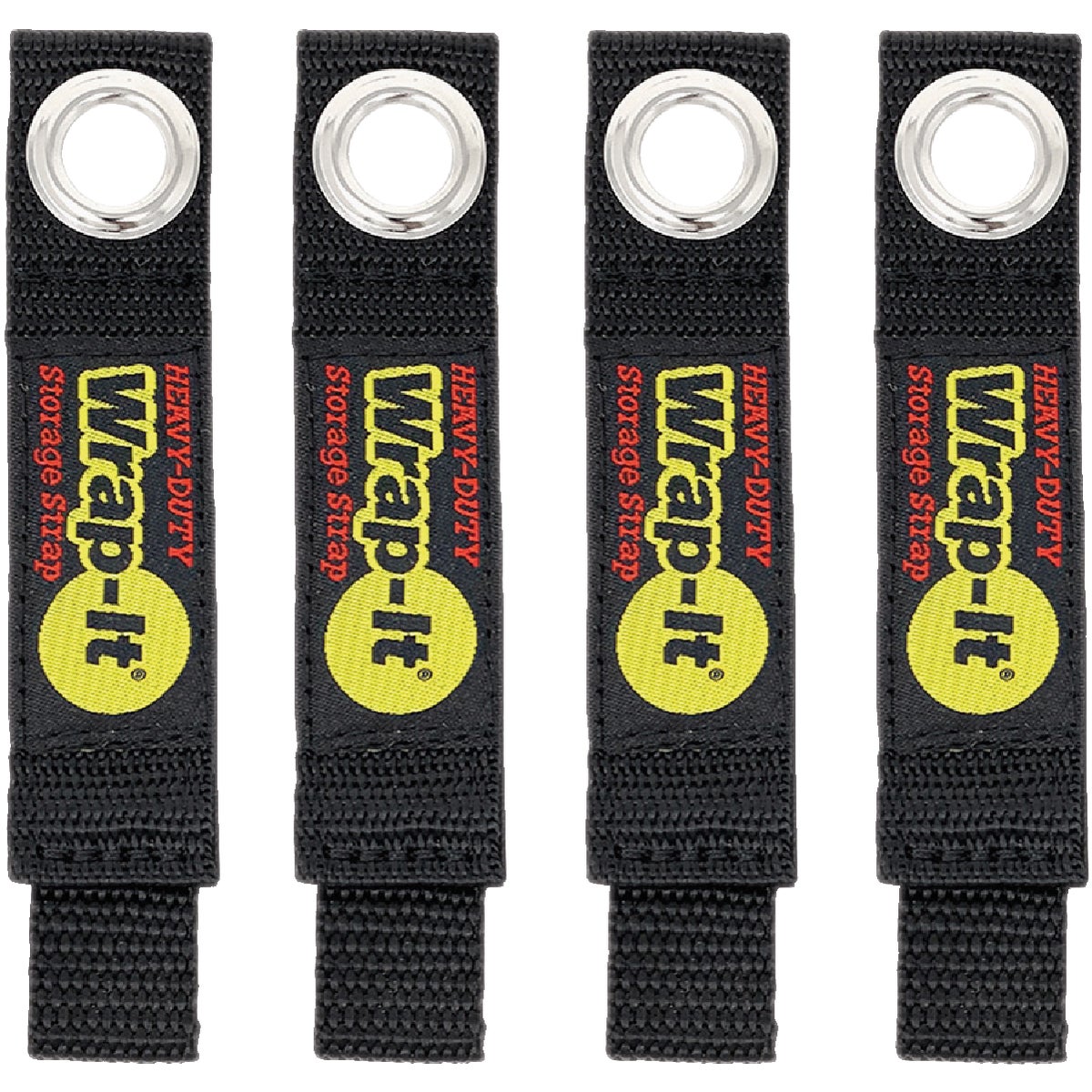 Wrap-It Storage 7 In. x 1 In. Heavy-Duty Straps (4-Pack)