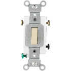 Leviton Toggle Ivory 20A Grounding Quiet 3-Way Switch Image 1