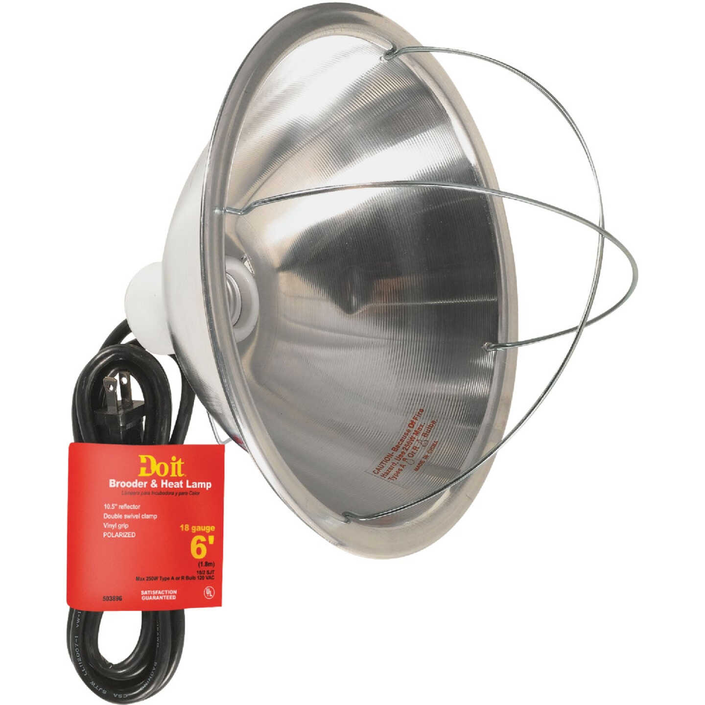 Do it 18/2 6 Ft. Cord 10 In. Brooder Heat Lamp Image 1