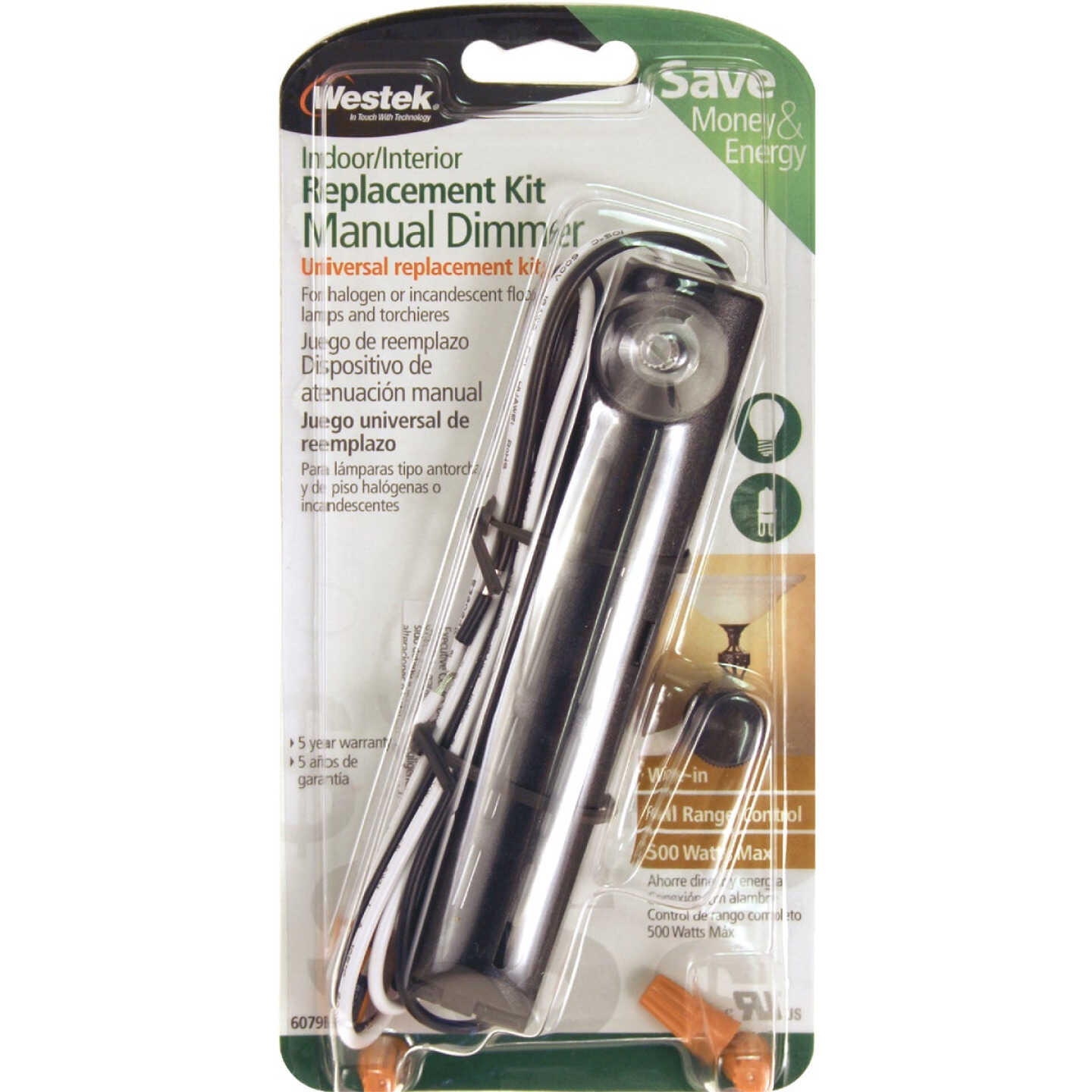 Westek Black 500W 120V Dimmer Control Image 2