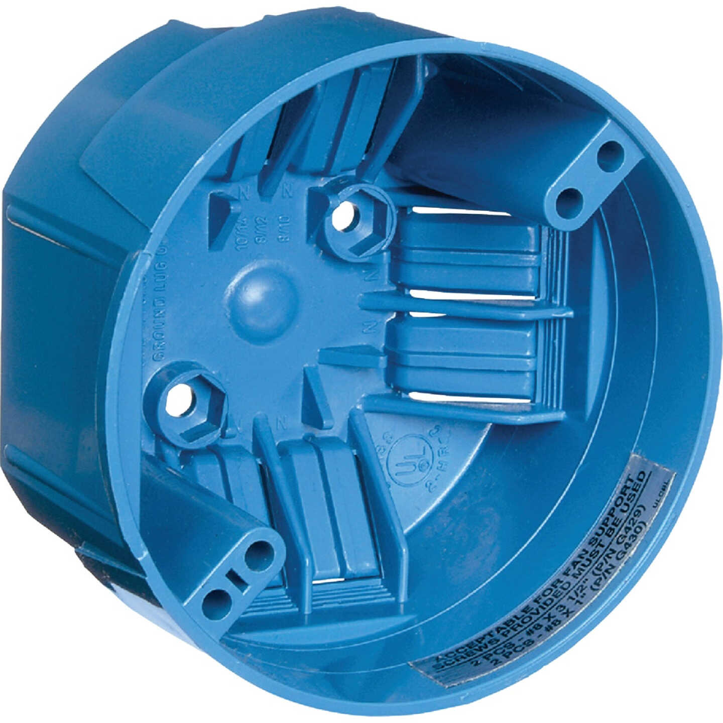 Carlon 4 In. Screw On Ceiling Fan Box Image 1