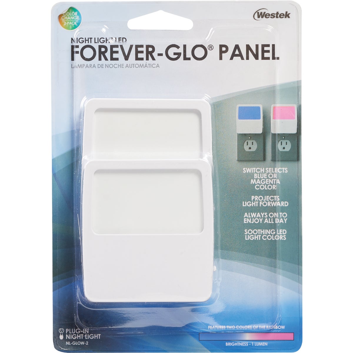Westek Forever Glo White Plug-In LED Night Light Image 2