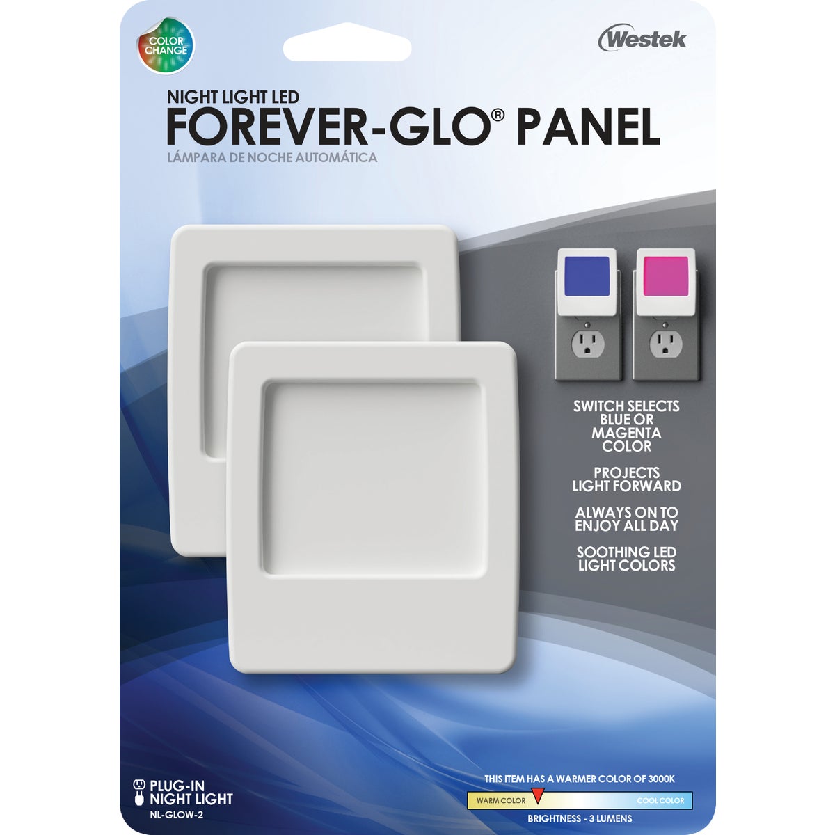 Westek Forever Glo White Plug-In LED Night Light Image 4