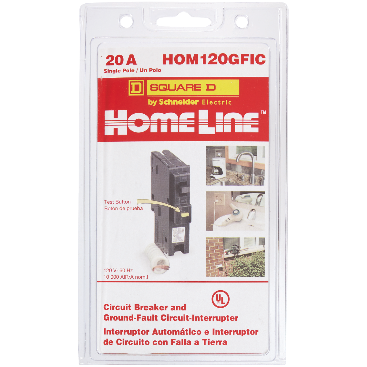 Square D Homeline 20A Single-Pole GFCI Breaker Image 2